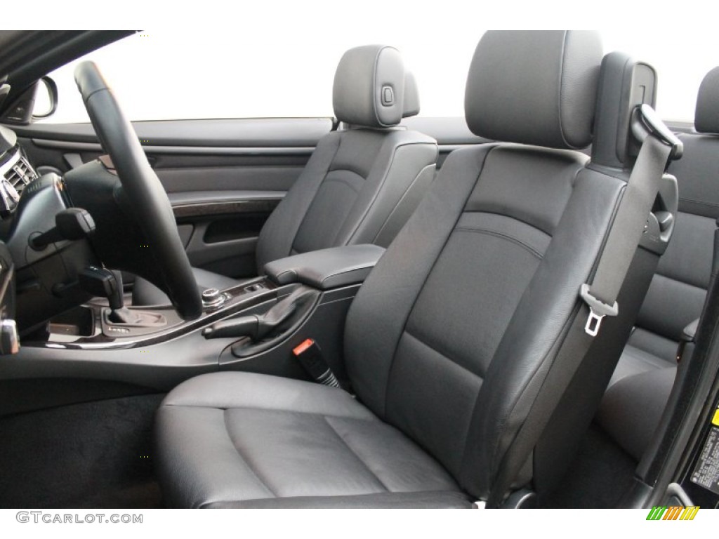 Black Interior 2011 BMW 3 Series 328i Convertible Photo #76446806