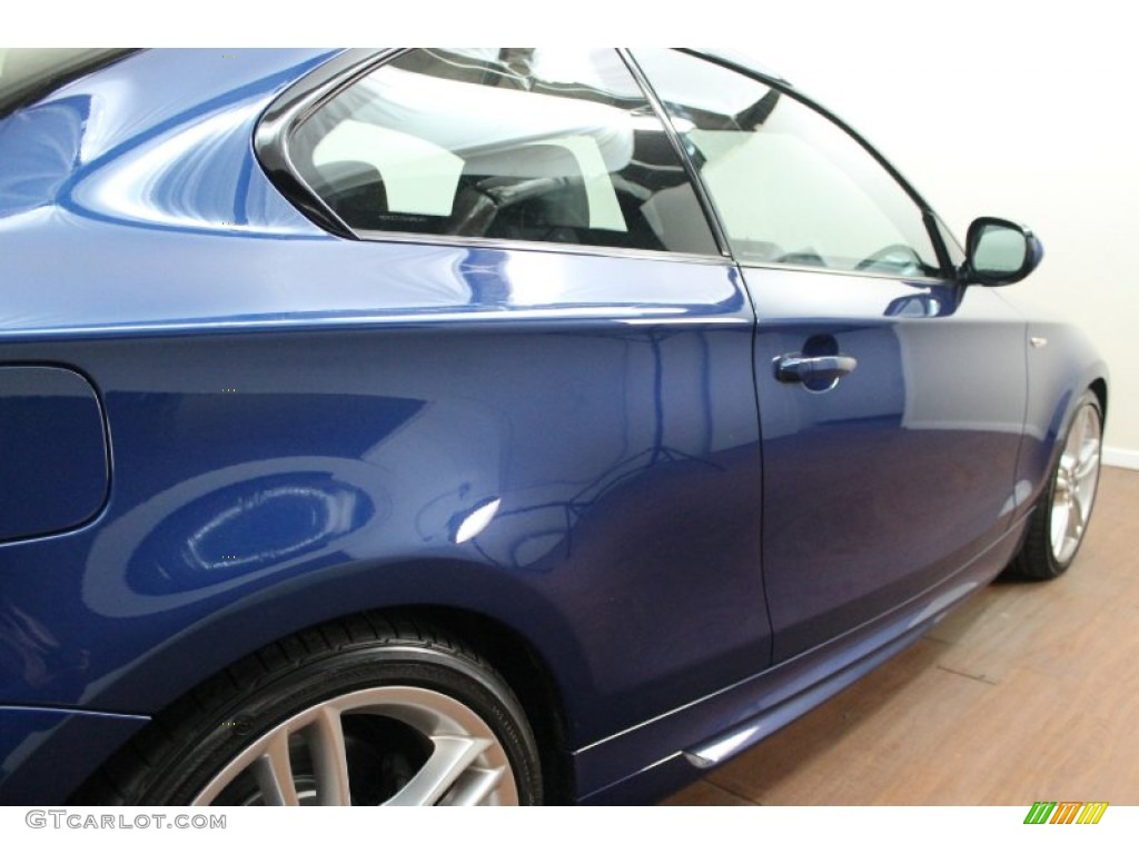 2010 1 Series 135i Coupe - Montego Blue Metallic / Black photo #10