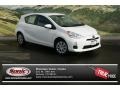 2012 Super White Toyota Prius c Hybrid Two  photo #1