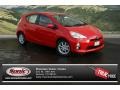 Absolutely Red 2012 Toyota Prius c Hybrid Four