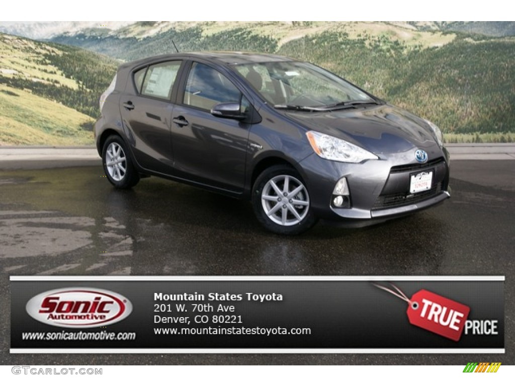 2012 Prius c Hybrid Four - Magnetic Gray Metallic / Black photo #1