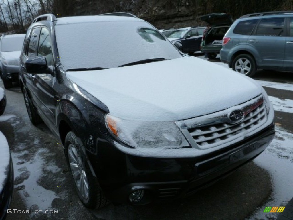 2013 Forester 2.5 X Premium - Dark Gray Metallic / Platinum photo #7