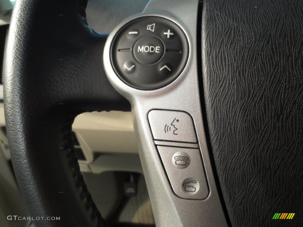 2010 Prius Hybrid IV - Blizzard White Pearl / Bisque photo #20