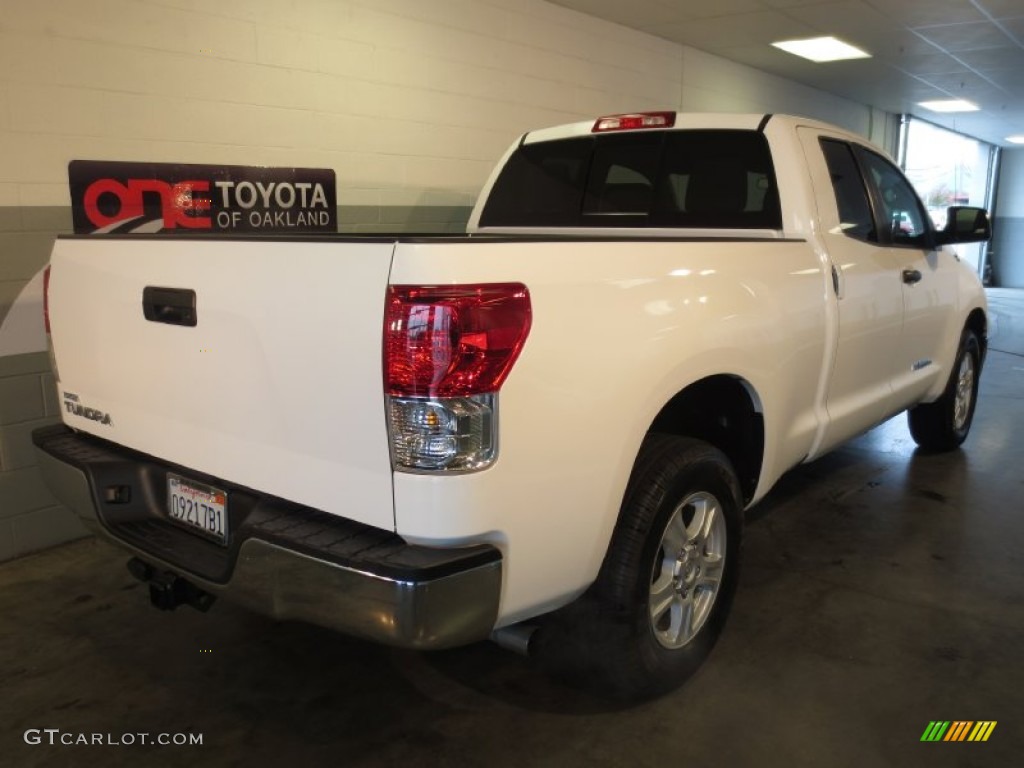 2011 Tundra Double Cab - Super White / Graphite Gray photo #5