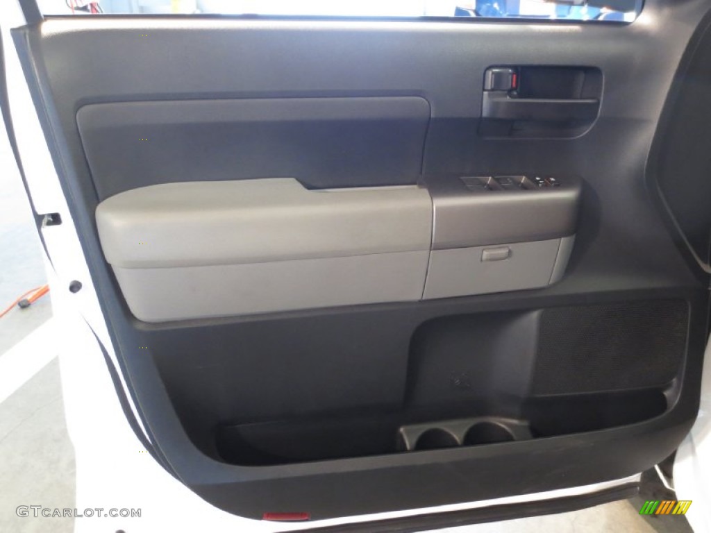 2011 Tundra Double Cab - Super White / Graphite Gray photo #12