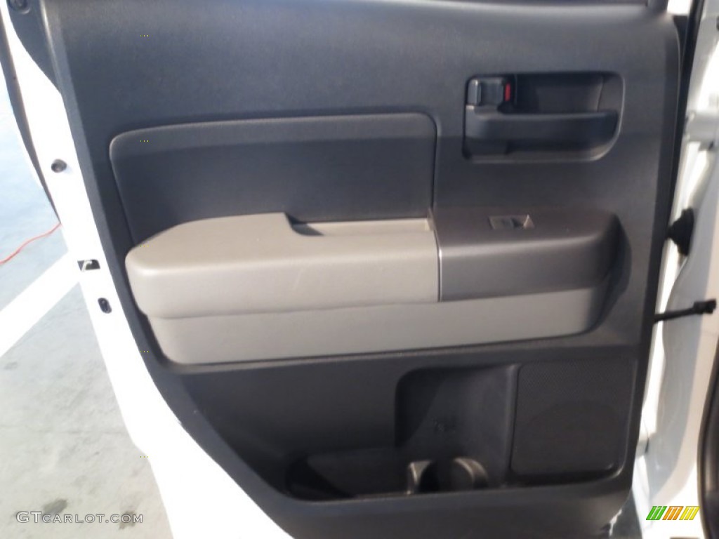 2011 Tundra Double Cab - Super White / Graphite Gray photo #14