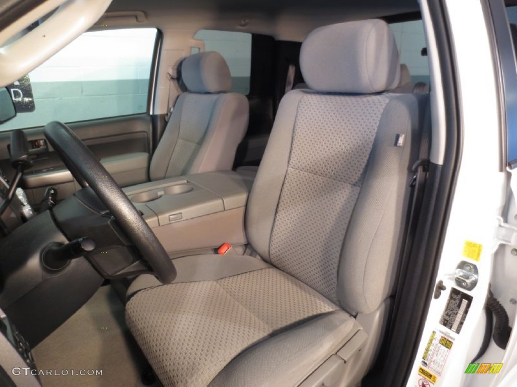 2011 Tundra Double Cab - Super White / Graphite Gray photo #16
