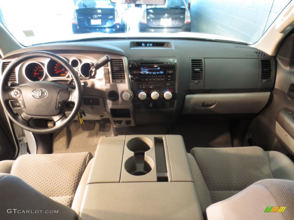 2011 Tundra Double Cab - Super White / Graphite Gray photo #21