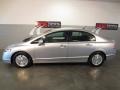2007 Alabaster Silver Metallic Honda Civic Hybrid Sedan  photo #2