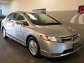 2007 Alabaster Silver Metallic Honda Civic Hybrid Sedan  photo #7