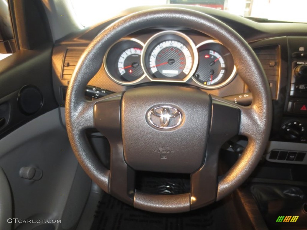 2012 Tacoma Regular Cab - Super White / Graphite photo #19