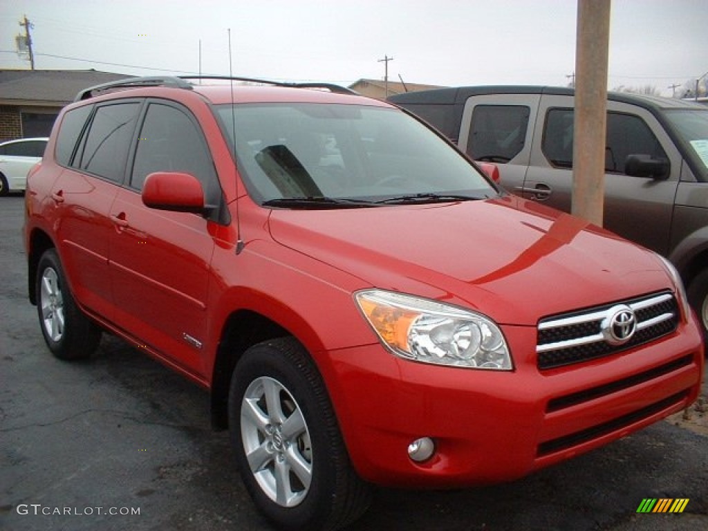 Barcelona Red Pearl 2008 Toyota RAV4 Limited Exterior Photo #76450574