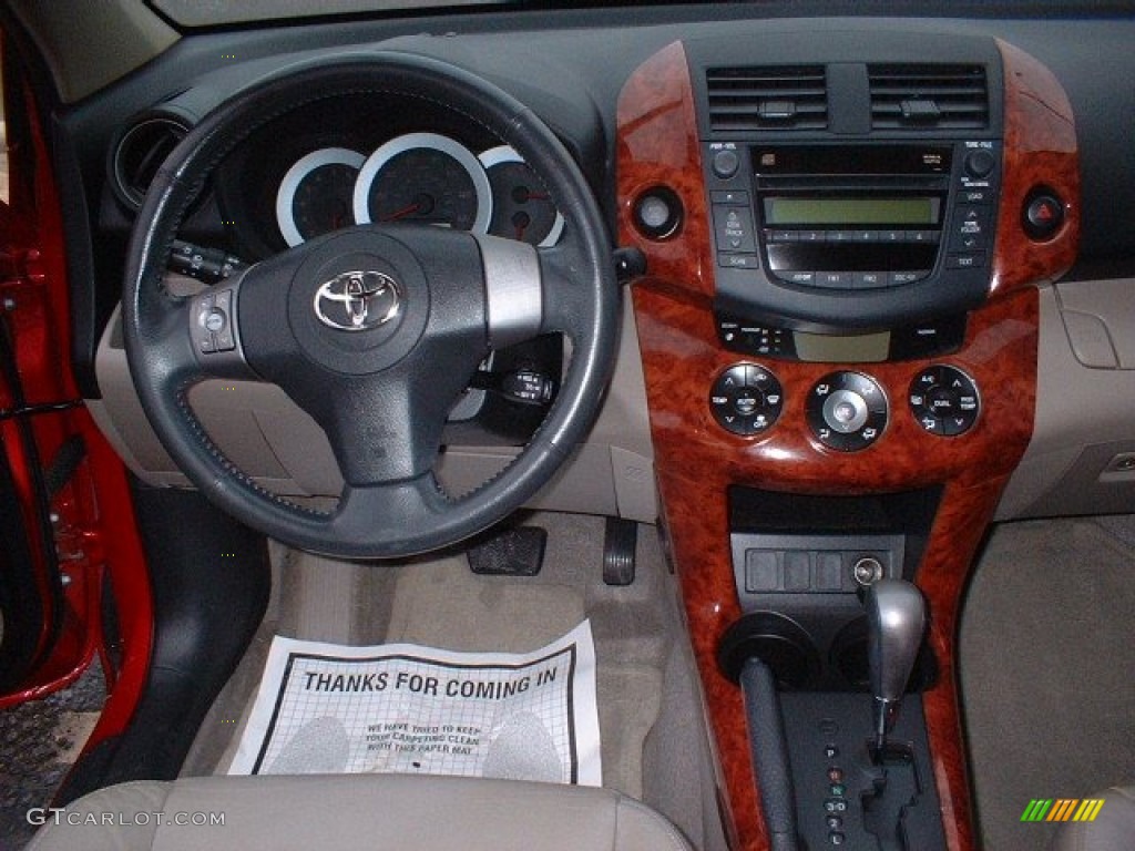 2008 Toyota RAV4 Limited Taupe Dashboard Photo #76450638