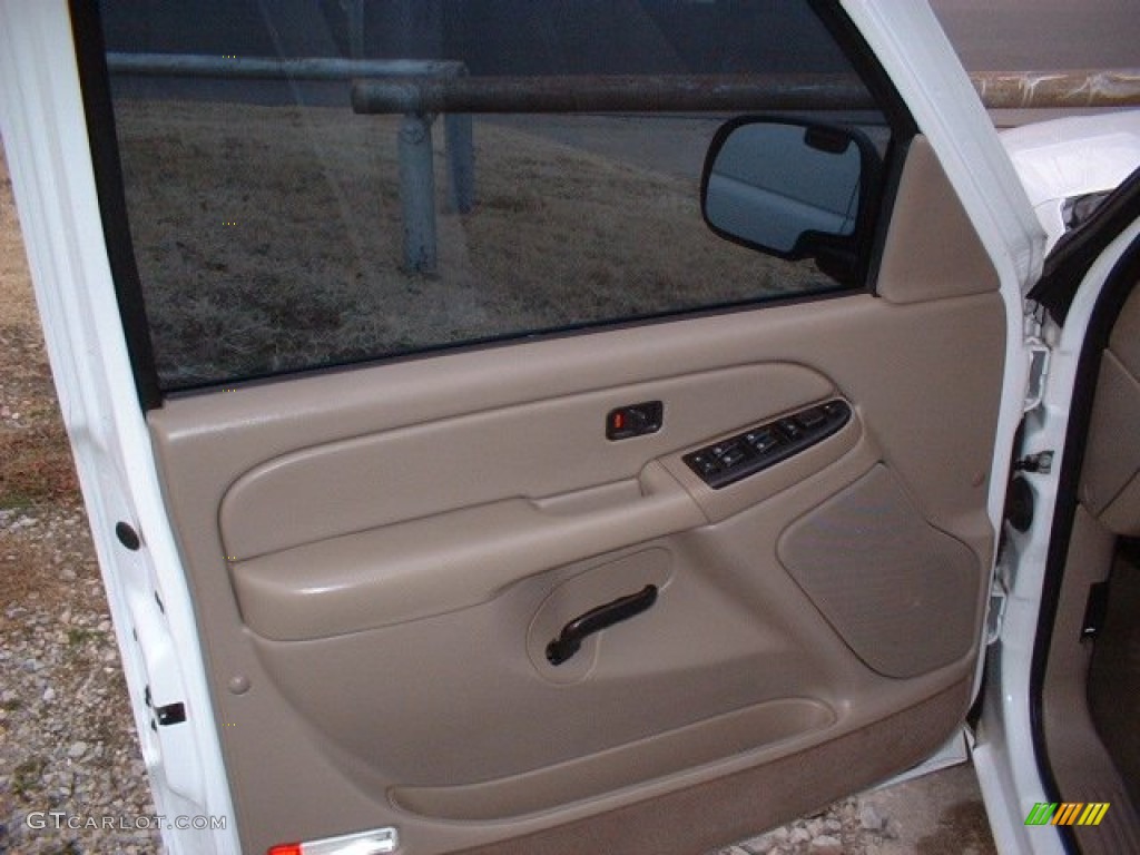 2005 Sierra 1500 SLE Crew Cab - Summit White / Neutral photo #10