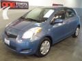 2010 Bayou Blue Pearl Toyota Yaris 5 Door Liftback  photo #1