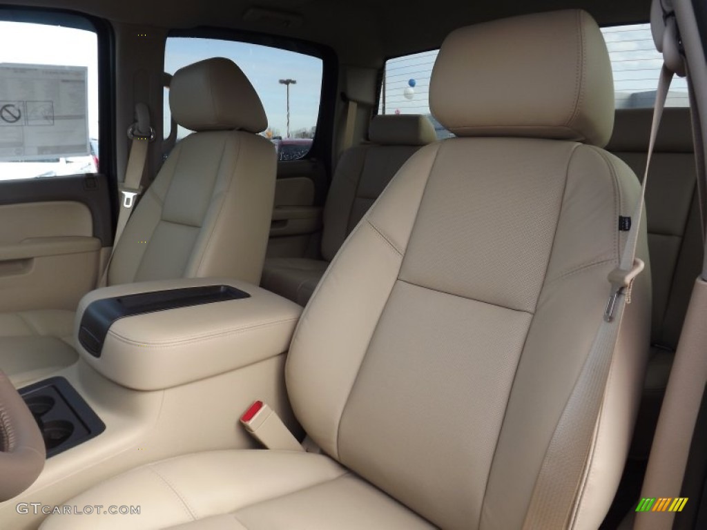 2013 Chevrolet Silverado 2500HD LTZ Crew Cab 4x4 Front Seat Photo #76451801