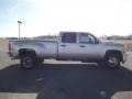 2013 Silver Ice Metallic Chevrolet Silverado 3500HD LT Crew Cab 4x4 Dually  photo #4