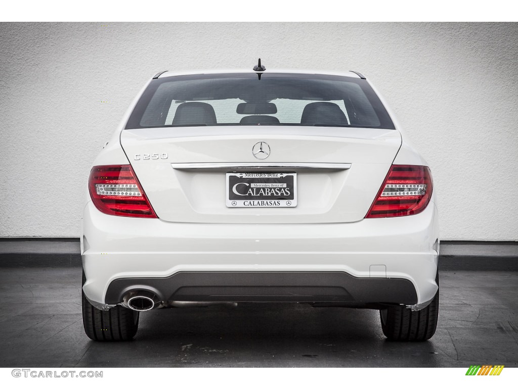 2013 C 250 Sport - Polar White / Black photo #3