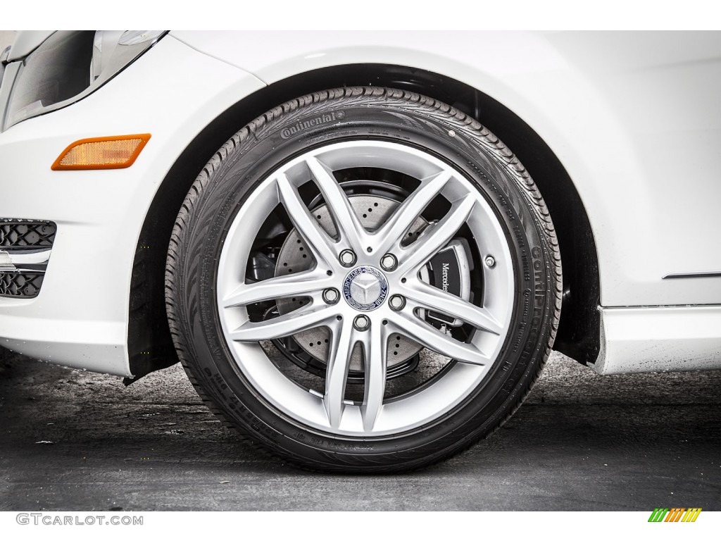2013 C 250 Sport - Polar White / Black photo #10