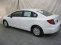 2012 Taffeta White Honda Civic HF Sedan  photo #9