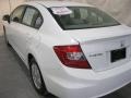 2012 Taffeta White Honda Civic HF Sedan  photo #10