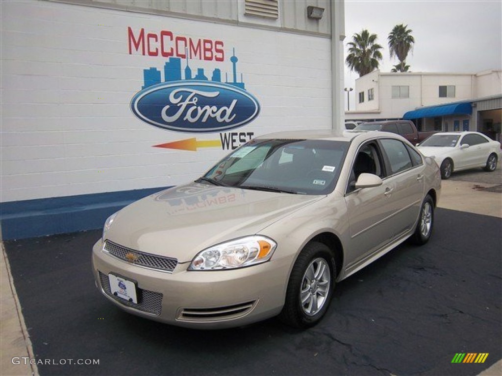 2012 Impala LS - Gold Mist Metallic / Ebony photo #1