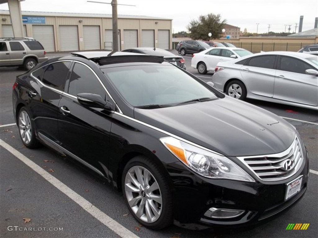 Black Onyx Pearl 2013 Hyundai Azera Standard Azera Model Exterior Photo #76455753