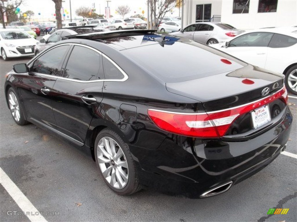 Black Onyx Pearl 2013 Hyundai Azera Standard Azera Model Exterior Photo #76455756