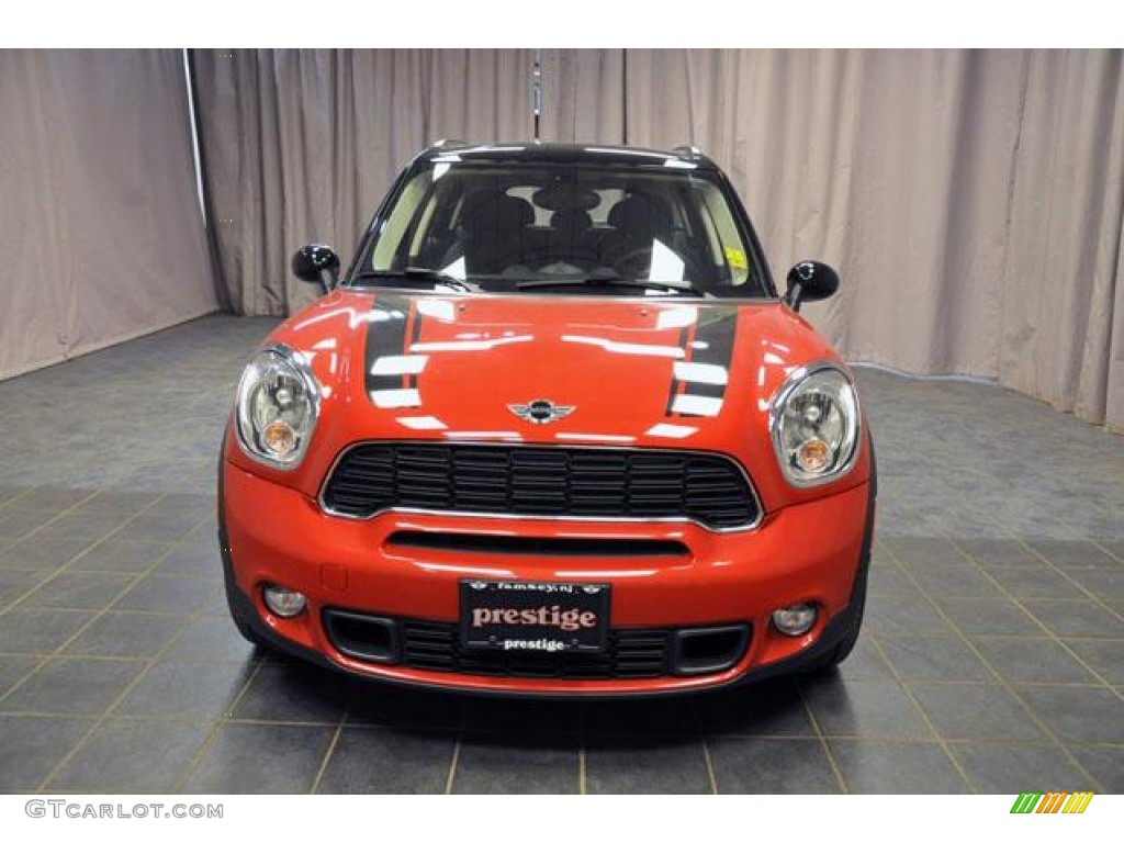 2013 Cooper S Countryman - Blazing Red / Carbon Black photo #3