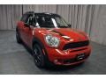 2013 Blazing Red Mini Cooper S Countryman  photo #4