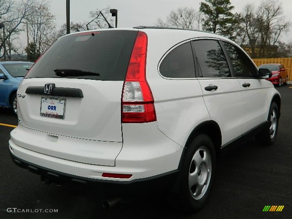 2011 CR-V LX - Taffeta White / Gray photo #3