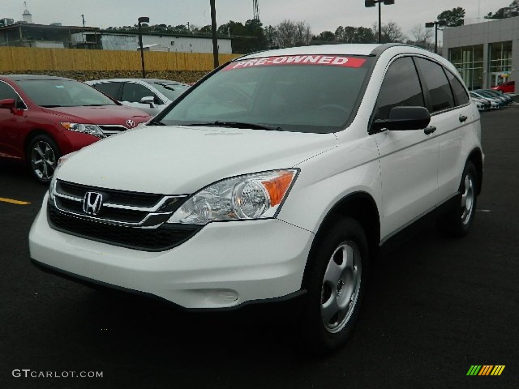 2011 CR-V LX - Taffeta White / Gray photo #7