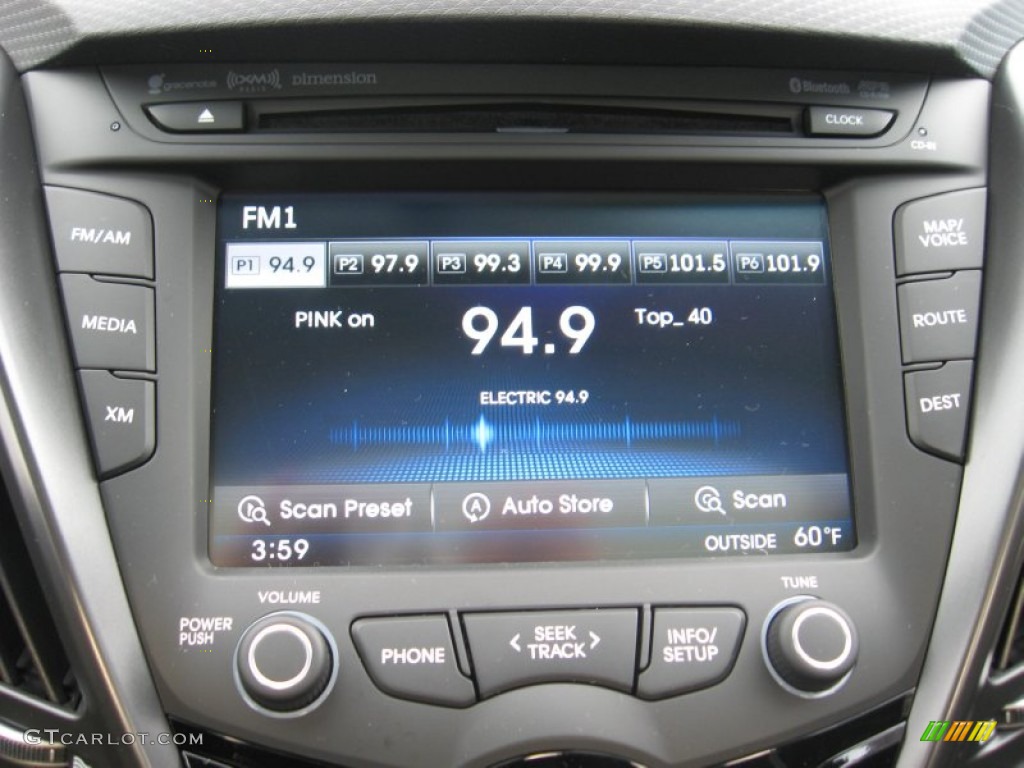 2013 Hyundai Veloster Turbo Audio System Photo #76457321