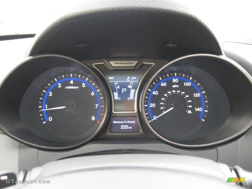 2013 Hyundai Veloster Turbo Gauges Photo #76457393