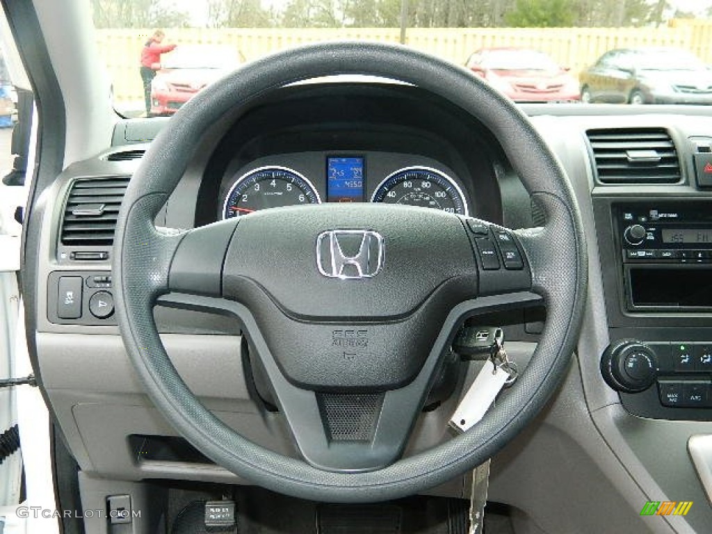 2011 CR-V LX - Taffeta White / Gray photo #18