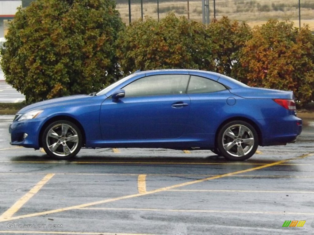 2010 IS 250C Convertible - Ultrasonic Blue Mica / Black photo #4