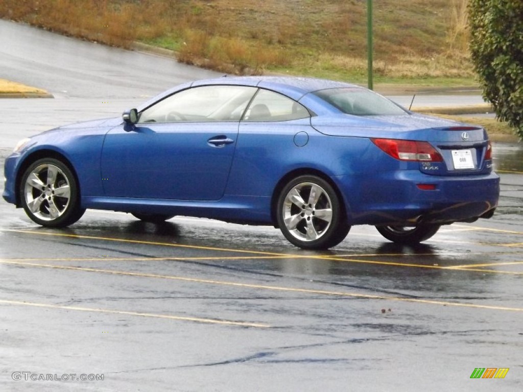 2010 IS 250C Convertible - Ultrasonic Blue Mica / Black photo #5