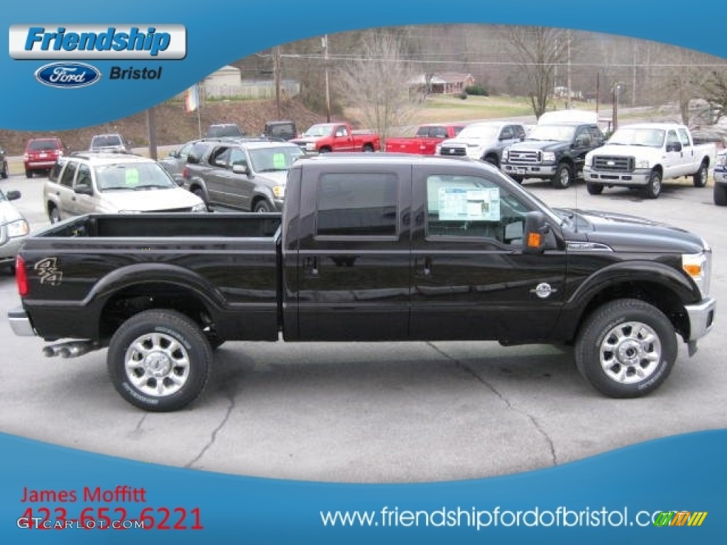 2013 F350 Super Duty Lariat Crew Cab 4x4 - Kodiak Brown Metallic / Black photo #5