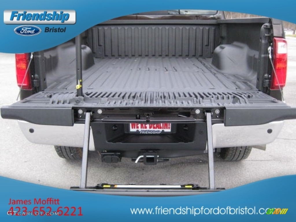 2013 F350 Super Duty Lariat Crew Cab 4x4 - Kodiak Brown Metallic / Black photo #9