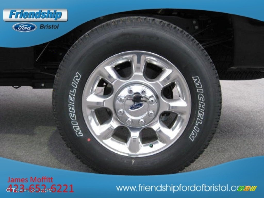 2013 F350 Super Duty Lariat Crew Cab 4x4 - Kodiak Brown Metallic / Black photo #11