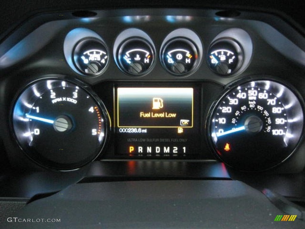 2013 Ford F350 Super Duty Lariat Crew Cab 4x4 Gauges Photo #76459406