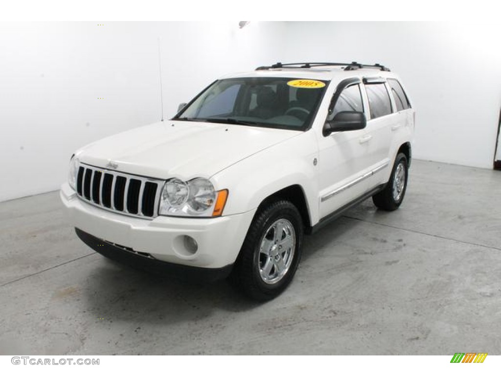 2005 Grand Cherokee Limited 4x4 - Stone White / Medium Slate Gray photo #1