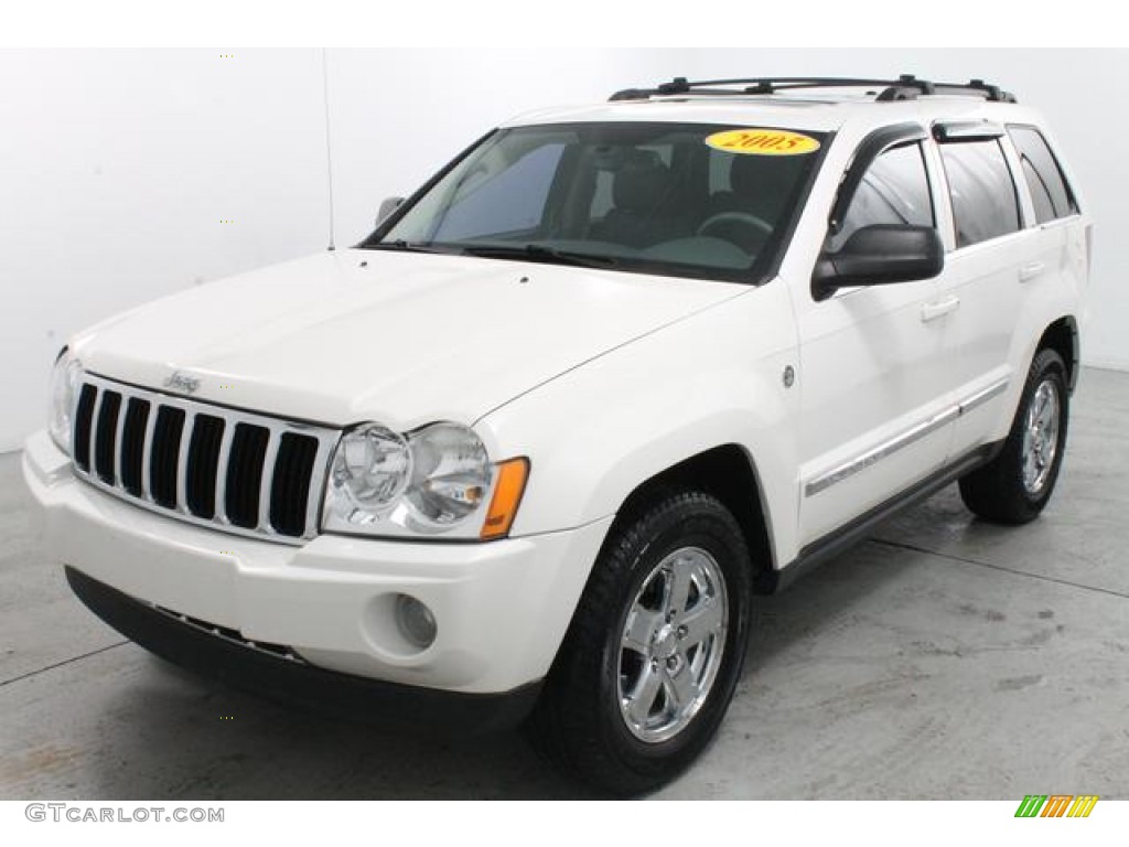 Stone White 2005 Jeep Grand Cherokee Limited 4x4 Exterior Photo #76460258