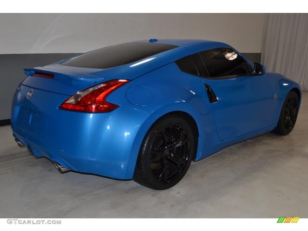 2009 370Z Touring Coupe - Monterey Blue / Gray Leather photo #5