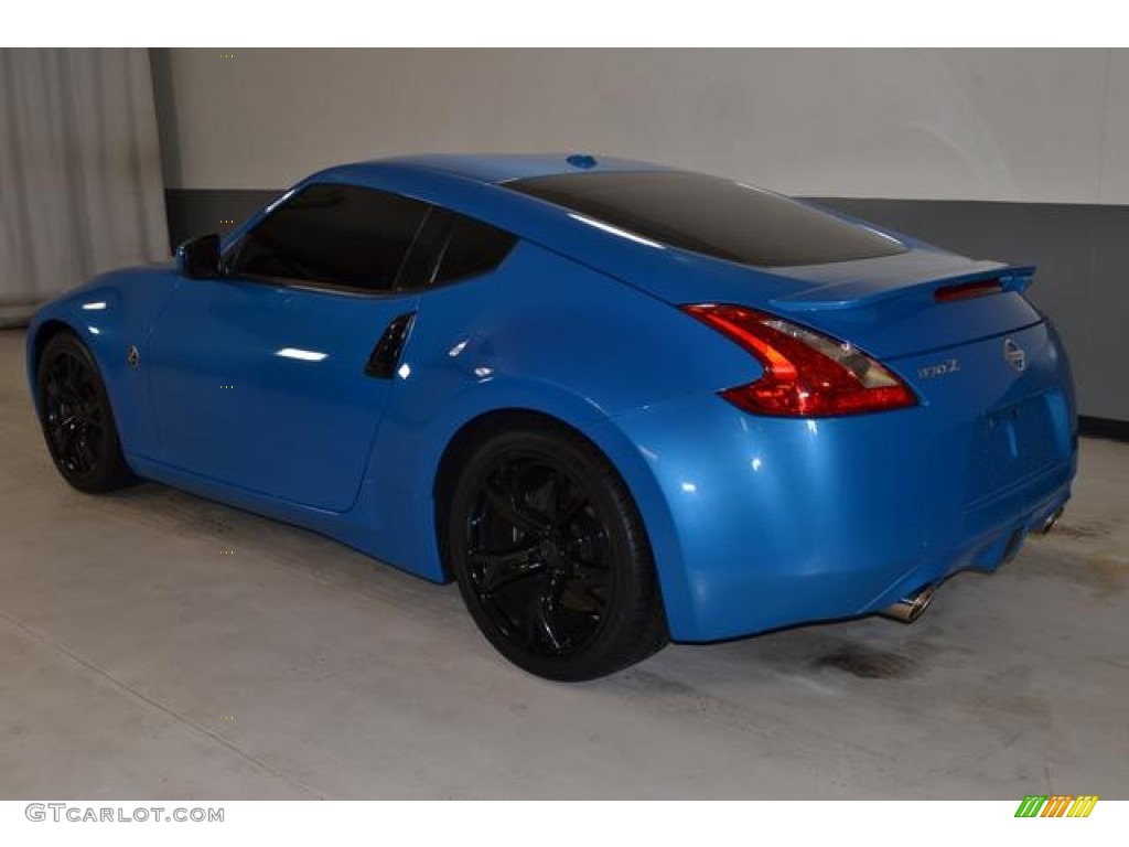 2009 370Z Touring Coupe - Monterey Blue / Gray Leather photo #15