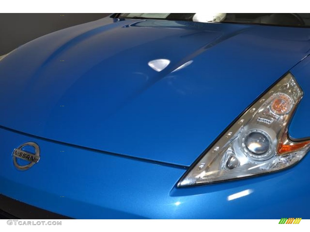 2009 370Z Touring Coupe - Monterey Blue / Gray Leather photo #16