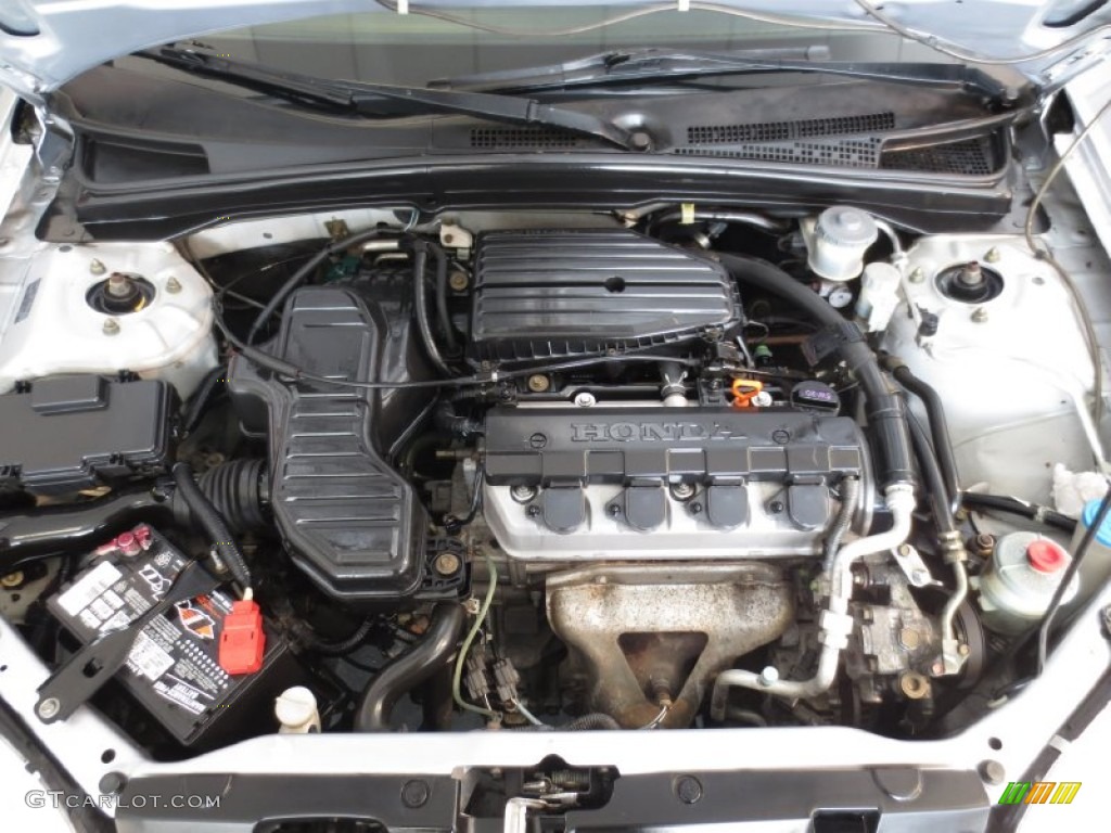 2003 Honda Civic DX Coupe 1.7 Liter SOHC 16V 4 Cylinder Engine Photo #76461260