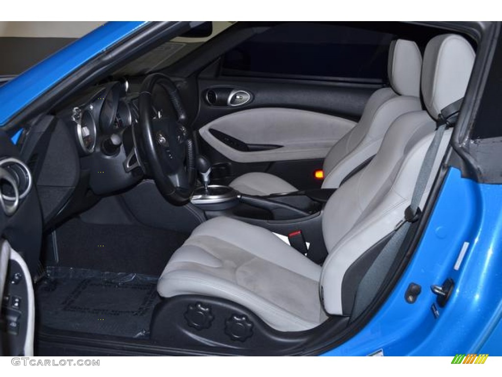 2009 370Z Touring Coupe - Monterey Blue / Gray Leather photo #17