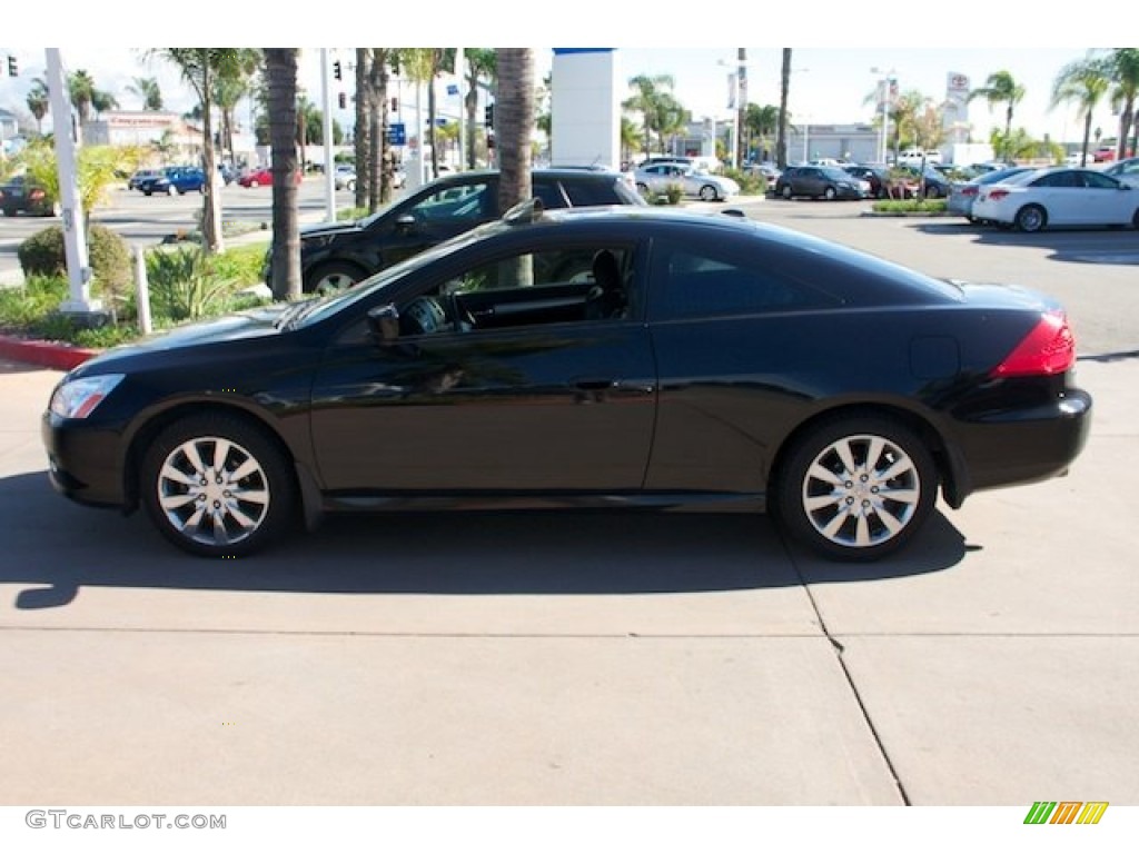 2006 Accord EX V6 Coupe - Nighthawk Black Pearl / Black photo #2