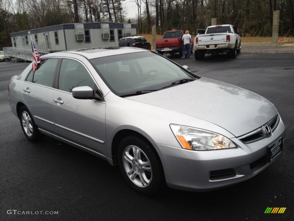 Alabaster Silver Metallic 2007 Honda Accord EX Sedan Exterior Photo #76461347